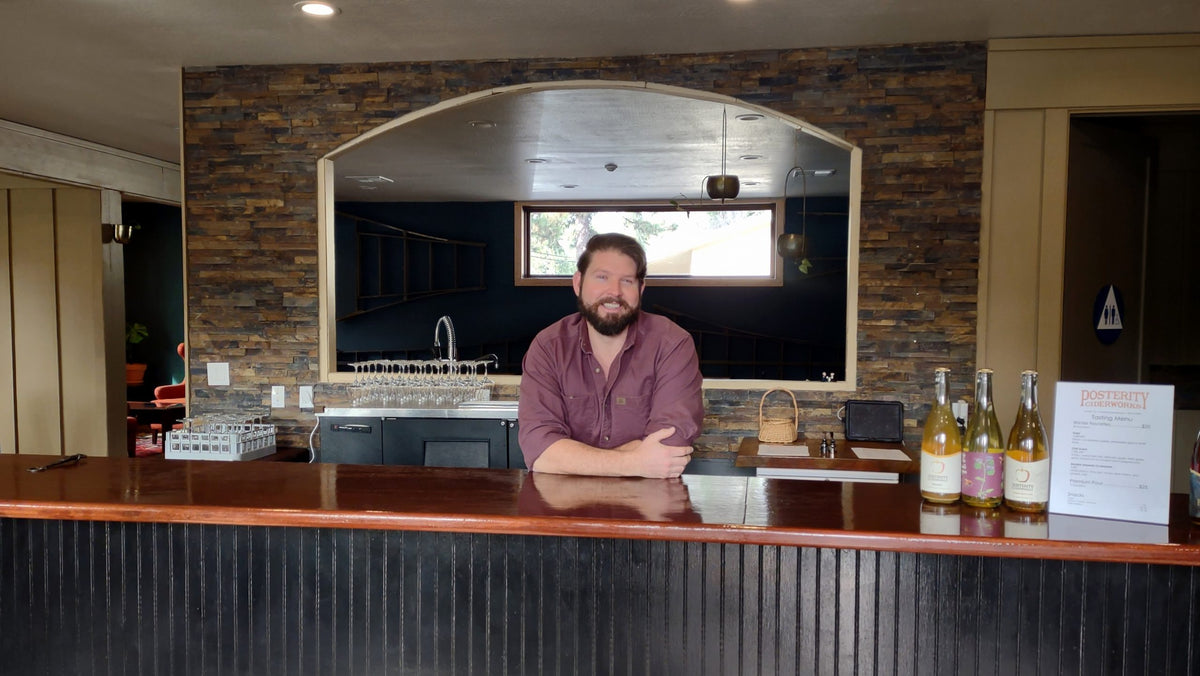 Inside Posterity Ciderworks’ Arnold tasting room