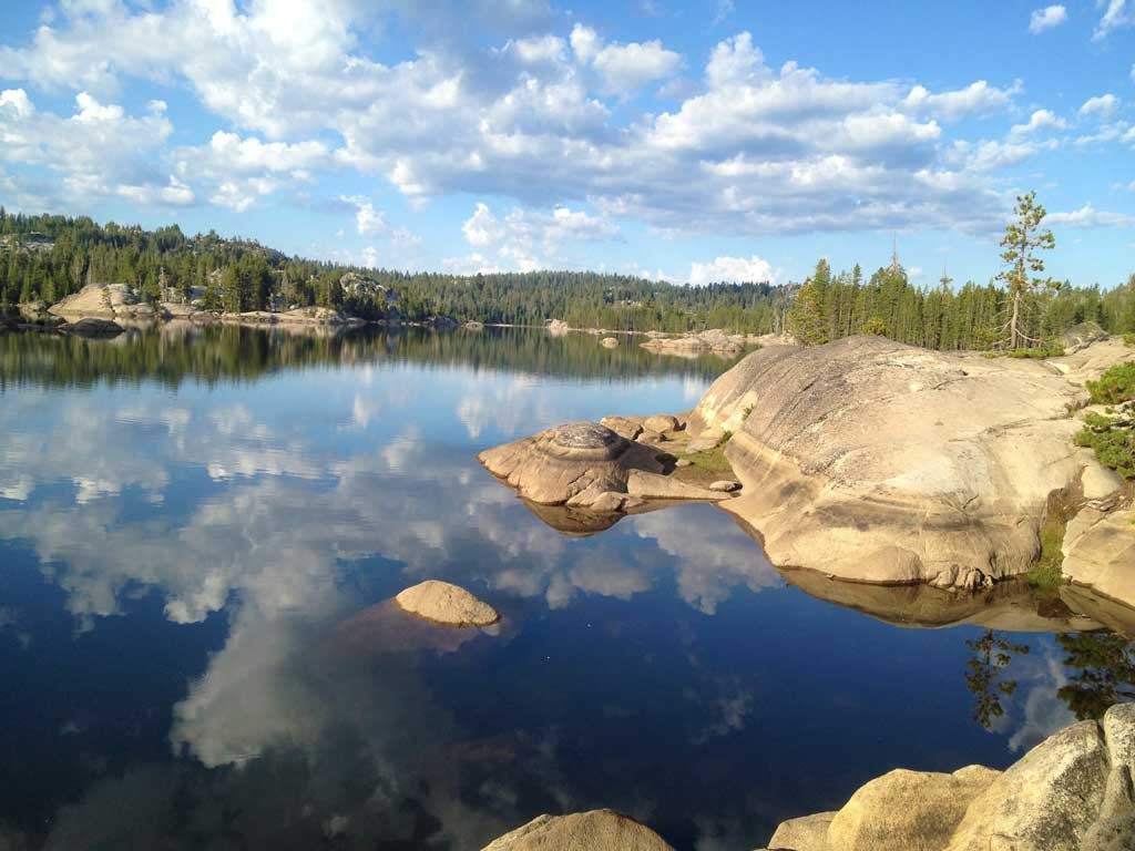 Utica Reservoir in the Sierra Nevada