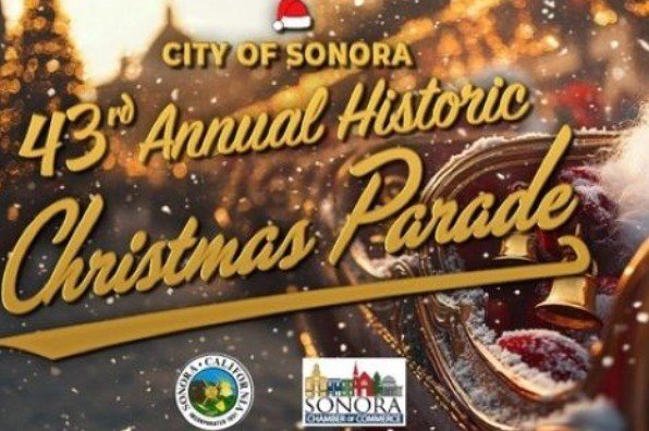 Official 2026 Sonora Christmas Parade promotional flyer